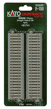 【中古】KATO HOゲージ 直線線路 174mm 4本入 2-130 鉄道模型用品