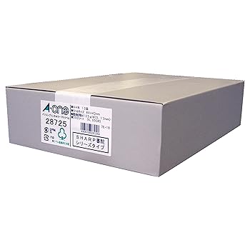 【中古】エーワン パソコン&ワープロラベル SHARP書院シリーズタイプ A4 12面 500シート 28725
