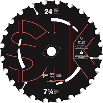 【中古】SKILSAW 7-1/4インチ x 24歯カーバイドT
