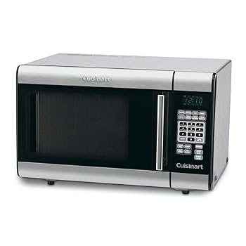 【中古】Cuisinart CMW-100 1立方フィート ステンレススチール 電子レンジ オーブン つや消しクローム