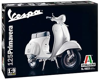 【中古】イタレリ 1/9 ベスパ 125 プリマベーラ (ビンテージシリーズ) 日本語説明書付属 プラモデル IT4633|AJIMURA-SHOP