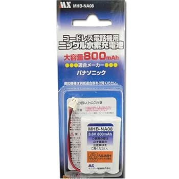 【中古】マクサー電機 パナソニックコードレスホン子機用充電池【HHR-TA3/1BA1　同等品】