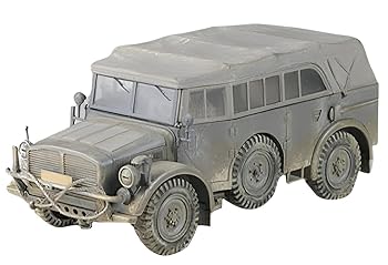 【中古】タミヤ 1/35 ミリタリーミニチュアシリーズ No.52 ドイツ陸軍 大型軍用乗用車 ホルヒタイプ1a プラモデル 35052