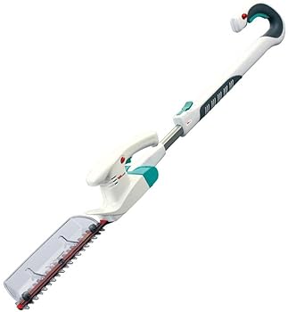 【中古】ムサシ 伸縮式ガーデントリマー(ACタイプ) 「ワンタッチ取付で1台2役」 首振り180度 P-230