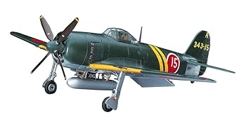 【中古】ハセガワ 1/48 日本海軍 川西 N1K2-J 局地戦闘機 紫電改 前期型 プラモデル JT73