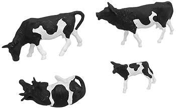 【中古】プライザー 牛(白黒ホルスタイン種)30頭 塗装済完成品 HO(1/87) 14408