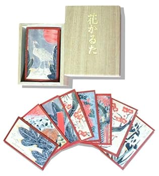 【中古】大石天狗堂(Ooishi Tengudo) 総理大臣の花かるた 桐箱入り 81mm&times;60mm&times;155mm 赤裏｜AJIMURA-SHOP