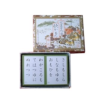 【中古】大石天狗堂(Ooishi Tengudo) 小倉百人一首 歌かるた 標準尺度取札