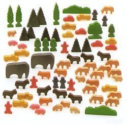 【中古】動物積木【動物たち(デュシマ社)】|AJIMURA-SHOP