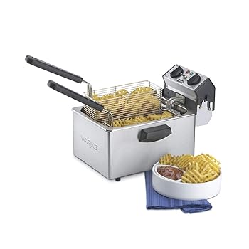 【中古】Waring Commercial WDF75RC 120-volt Countertop Compact Electric Deep Fryer, 8.5-Pound by Waring|AJIMURA-SHOP