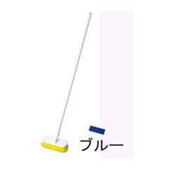 【中古】トゥーセル カラーデッキブルーム 1385 ブルー(ハンドル付)/62-6612-69