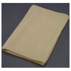 【中古】ウォッシュタオル 8160 (1袋・10枚入)黄色/62-6609-71