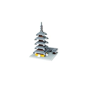 【中古】ナノブロック 古都奈良の五重塔