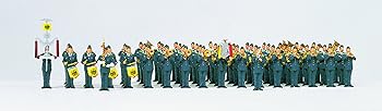 【中古】プライザー ドイツ空軍 (ドイツ連邦軍)FRGの軍楽隊(音楽隊) 61体セット 塗装済完成品 HO(1/87) 13256｜AJIMURA-SHOP