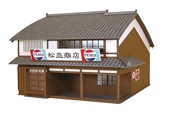 【中古】さんけい 1/87 情景シリーズ 街角のお店-01 MK05-01 ペーパークラフト｜AJIMURA-SHOP