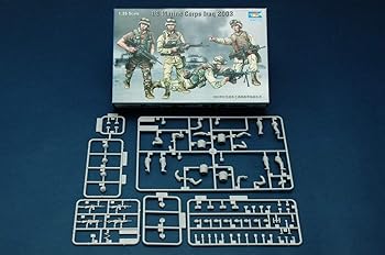 【中古】トランペッター 1/35 米海兵隊 イラク戦争 2003 プラモデル