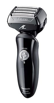 【中古】パナソニック 子ヒツジ短距離競走 メンズ電気カミソリ 5枚刃 黒 ES-LV50-K