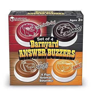 【中古】ラーニング リソーシーズ Barnyard Buzzers アンサーブザー 畜類の鳥の鳴き声 LER 3775