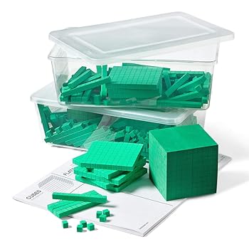 【中古】ETA hand2mindグリーンManipuLite Foam Base Ten Blocks Place値設定｜AJIMURA-SHOP