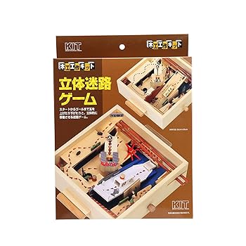 【中古】加賀谷木材(kagaya mokuzai) 立体迷路ゲーム