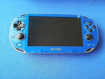 【中古】PlayStationVita 3G/Wi-Fiモデル サファイア・ブルー 限定版 (PCH-1100 AB04)