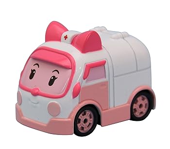 【中古】ロボカー ポリー ダイキャストシリーズ アンバー