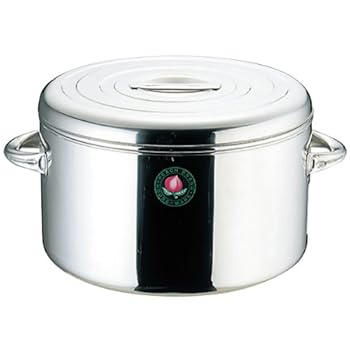 【中古】モモ 18-8 ライスジャー(保温食缶)2升用
