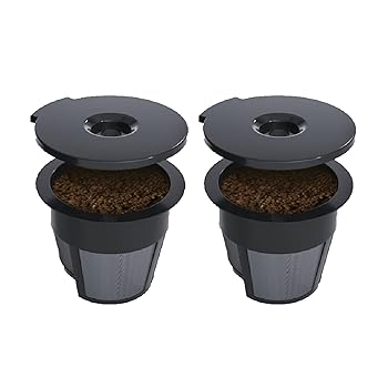 【中古】Medelco rk303-cb k-cupコーヒーフィルタバスケット、single-serve、2 - pk。 1カップ ブラック RK303-CB