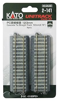 【中古】KATO HOゲージ PC直線線路 123mm 4本入 2-141 鉄道模型用品