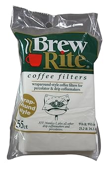 【中古】(1, 55 ct) - Brew Rite Rockline Wrap Around Percolator Coffee Filters (Pack of 3)画像