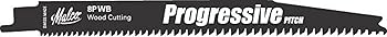 【中古】Malco 8pwb Plunge Cut Tip Progressiveピッチ高炭素鋼木材切削Reciprocating Saw Blade, 5 - Pack