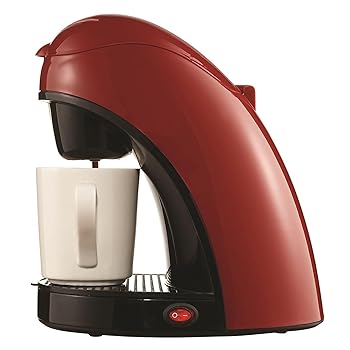 【中古】Brentwood TS-112R Single Cup Coffee Maker, 8.75 x 6.75 x 9.5-Inch, Red by Brentwood