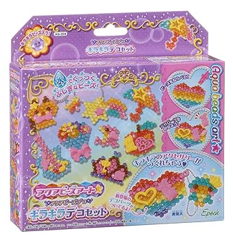 【中古】アクアビーズ 別売り 【アクアビーズデコ キラキラデコセット】 AQ-204