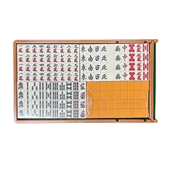 【中古】アモスアルティマ専用マージャン牌 黄味がかった 全自動小銃マージャン卓用麻雀パリア犬