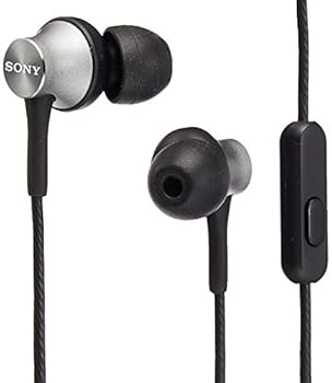 【中古】ソニー イヤホン MDR-EX450AP : カナル型 リモコン・マイク付き クロムグレー MDR-EX450AP H