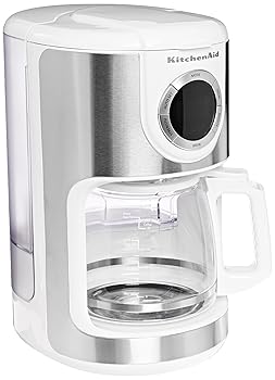 【中古】KitchenAid KCM1202WH 12優勝杯 ガラスカラフェコーヒーメーカー - 白いこと