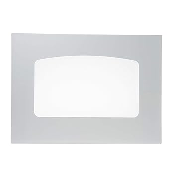 【中古】GE WB56T10187 純正OEMドアガラス(ホワイト) GEレンジ/ストーブ/オーブン用