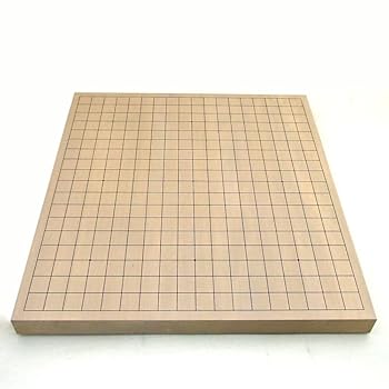 【中古】碁盤 色目のもの柔らか 新かや10号卓上継ぎ合わせる碁盤 竹