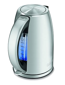 【中古】Cuisinart JK-17P1 コードレス 明かり湯沸かし 1.7リッター ステンレス鋼スチール写真