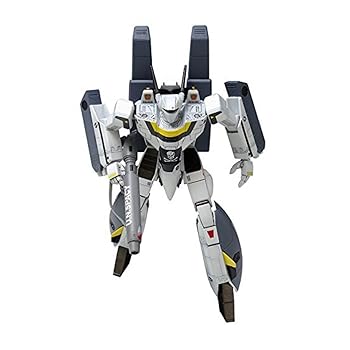 【中古】ウェーブ 超時空要塞マクロス VF-1S スーパーバルキリー バトロイド ロイ・フォッカー仕様 1/100スケール プラモデル MC061