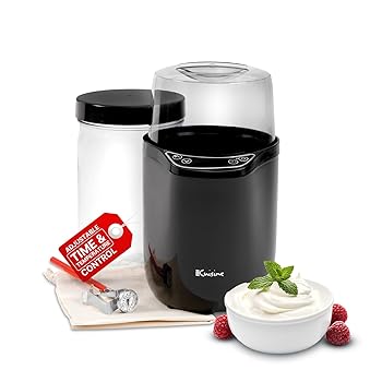 【中古】(None, Green) - Euro Cuisine YM360 Yoghurt \u0026 Greek Yoghurt Maker with 1.9ls Glass Jar, Green