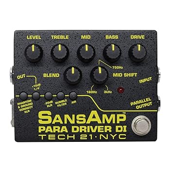 【中古】TECH21 SANSAMP パラメトリックEQ搭載 楽器用 DI PARA DRIVER DI Ver.2 【国内正規品】