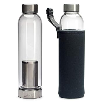 【中古】Primula Brew Travel Bottle Cold Brew Coffee Maker with Filter and Insulating Sleeve, 20 oz., Clear by Primula