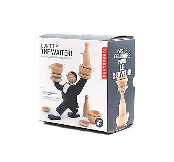 【中古】KIKKERLAND キッカー地べた Don\u0027t Tip The Waiter Stacking Game ドントティップザウェイタースタッキングゲーム 2989