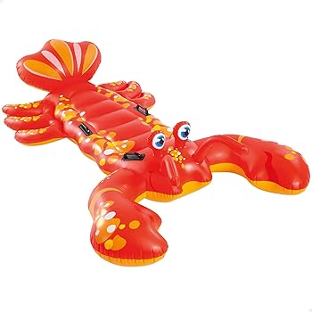 【中古】INTEX(インテックス) 浮き輪 ロブスターライドオン 213×137cm 57528 [日本正規品]