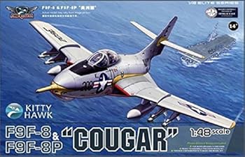 【中古】キティホークモデル 1/48 F9F-8/F9F-8P クーガー プラモデル