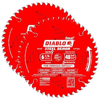 【中古】Diablo d0648 F 6 ? 1 / 2 \" 48t diablotm Ferrous金属元素Circular Saw金モール"