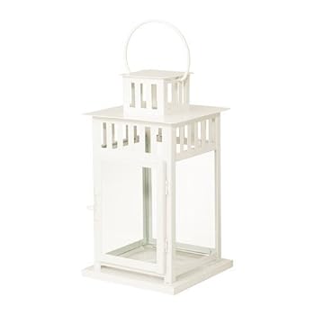 【中古】BORRBY ブロックキャンドル用ランタン, ホワイト 室内/屋外用 ホワイト