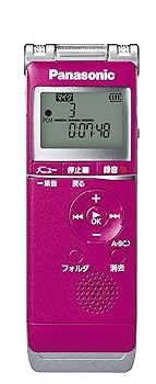 【中古】パナソニック ICレコーダー 4GB ピンク RR-XS360-P