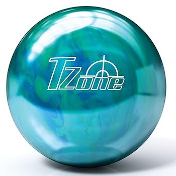 【中古】Brunswick T-Zone せん孔機産業済みボウリングどんぶり鉢 - カリビアンブルー 13lbs